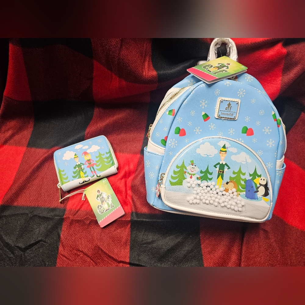 Loungefly Elf Movie Backpack Set NEW